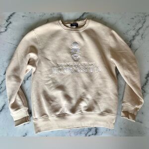Preppy University of Toronto Crewneck Varsity Sweater